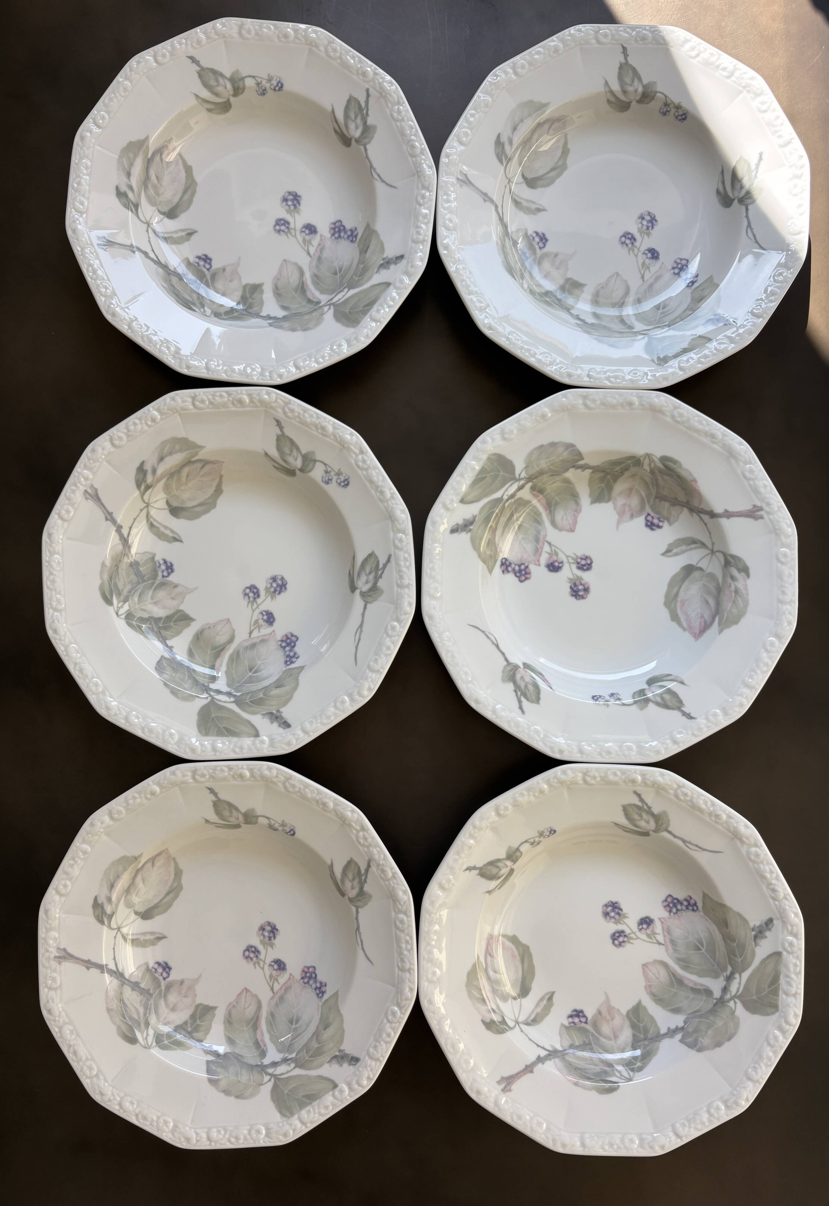 6 Rosenthal soup plates