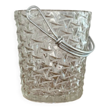 Glass ice bucket