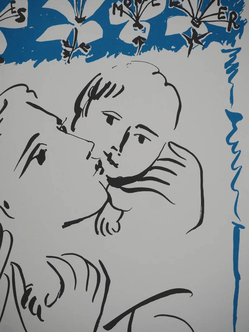 Pablo Picasso: Maternal Love, signed lithograph