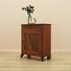 Burr wood cabinet, solid wood, Danish design, 1960s