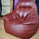 Pair of mismatched armchairs