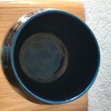 Large cut blue Vallauris earthenware