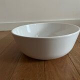 White salad bowl