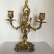 Paire de chandeliers en bronze