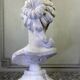 Loam stone bust after Coysevox, portrait of the Duchess of Burgundy