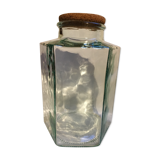 Former large hexagonal glass jar