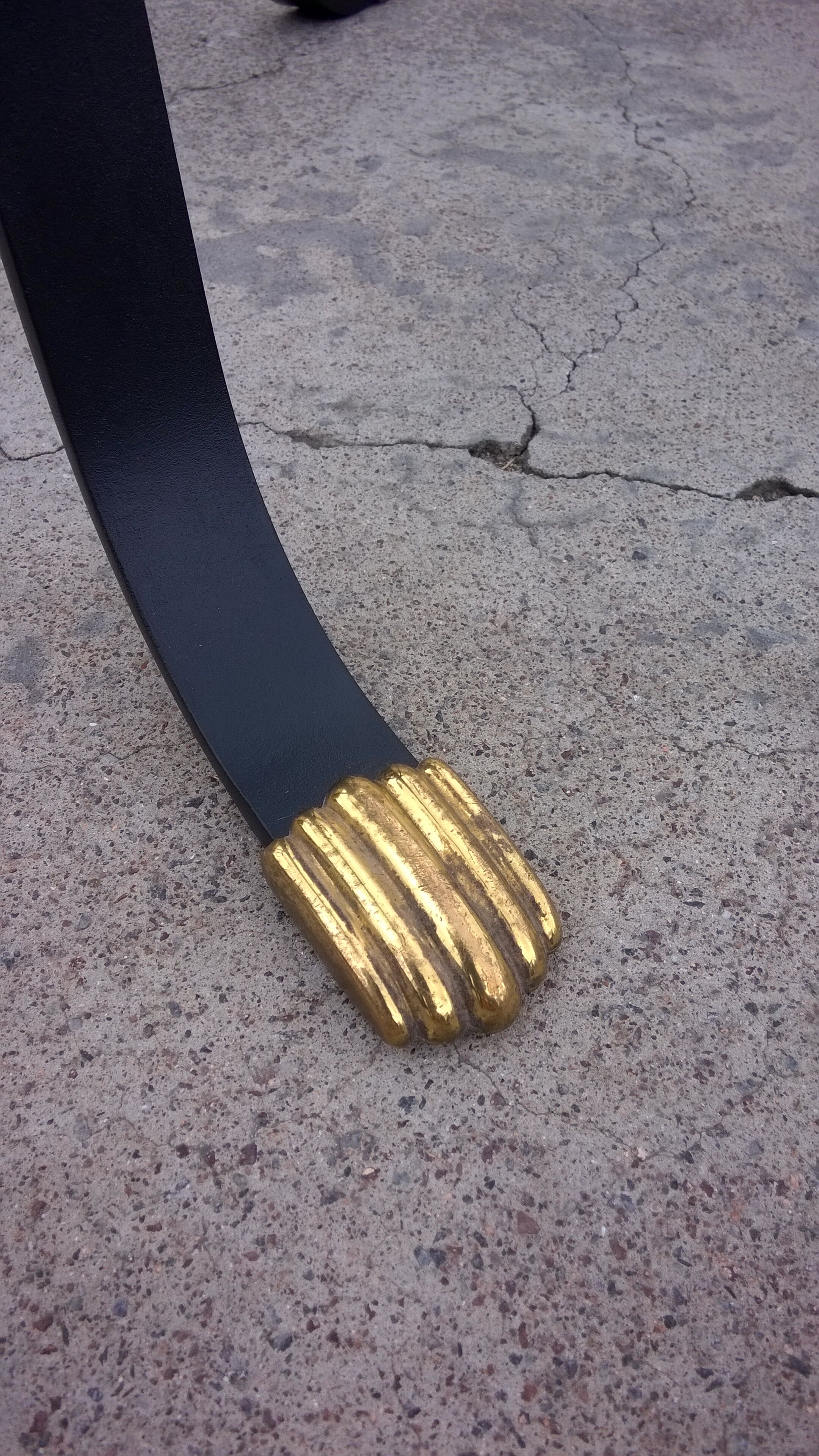 Art deco tripod side table