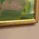 Original  Swedish Oil on Panel – “Coast” by Lars Bertle  –Signed – Vintage