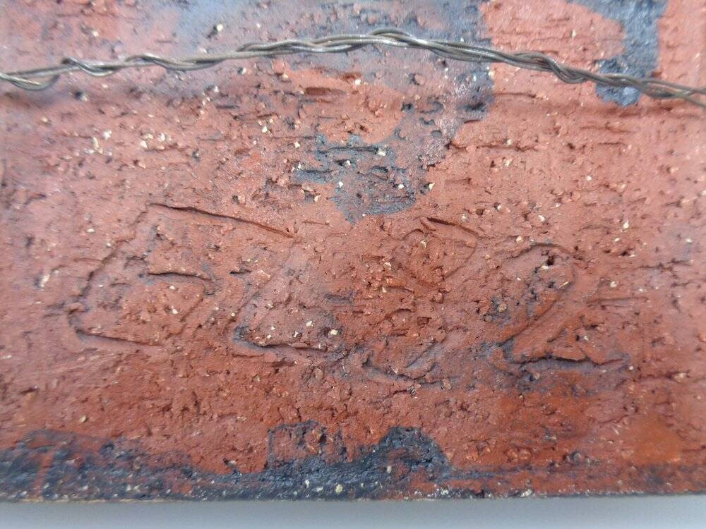 Studio ceramic butterfly wall plaque by Gerhard Liebenthron, Germany, 1982.