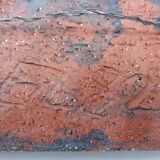 Studio ceramic butterfly wall plaque by Gerhard Liebenthron, Germany, 1982.