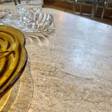 Travertine coffee table 70s