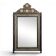 Miroir orientaliste avec incrustations d'os et cabochons de pierres dures