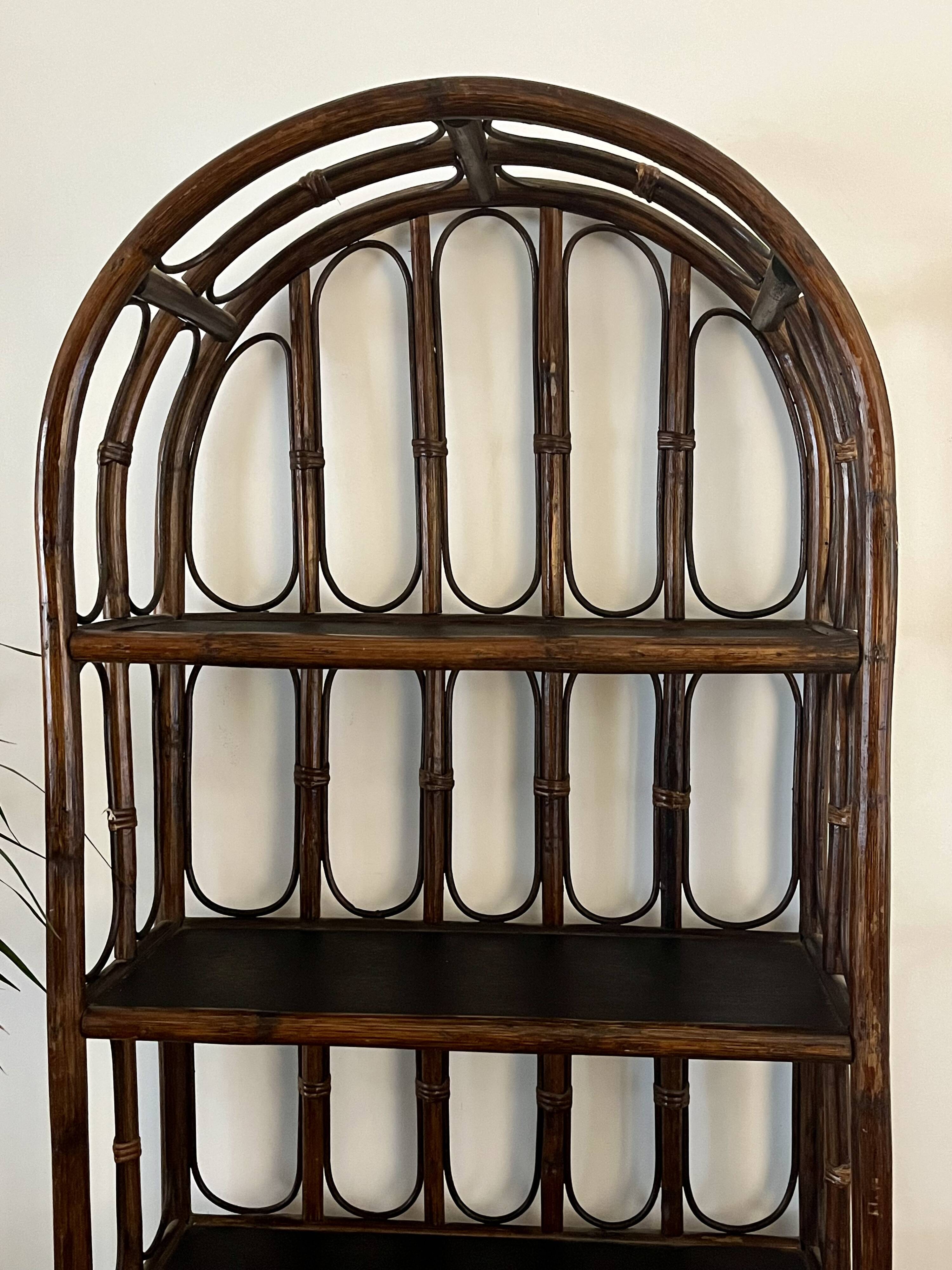 Ancien Mobilier De Poupee Rotin Bambou