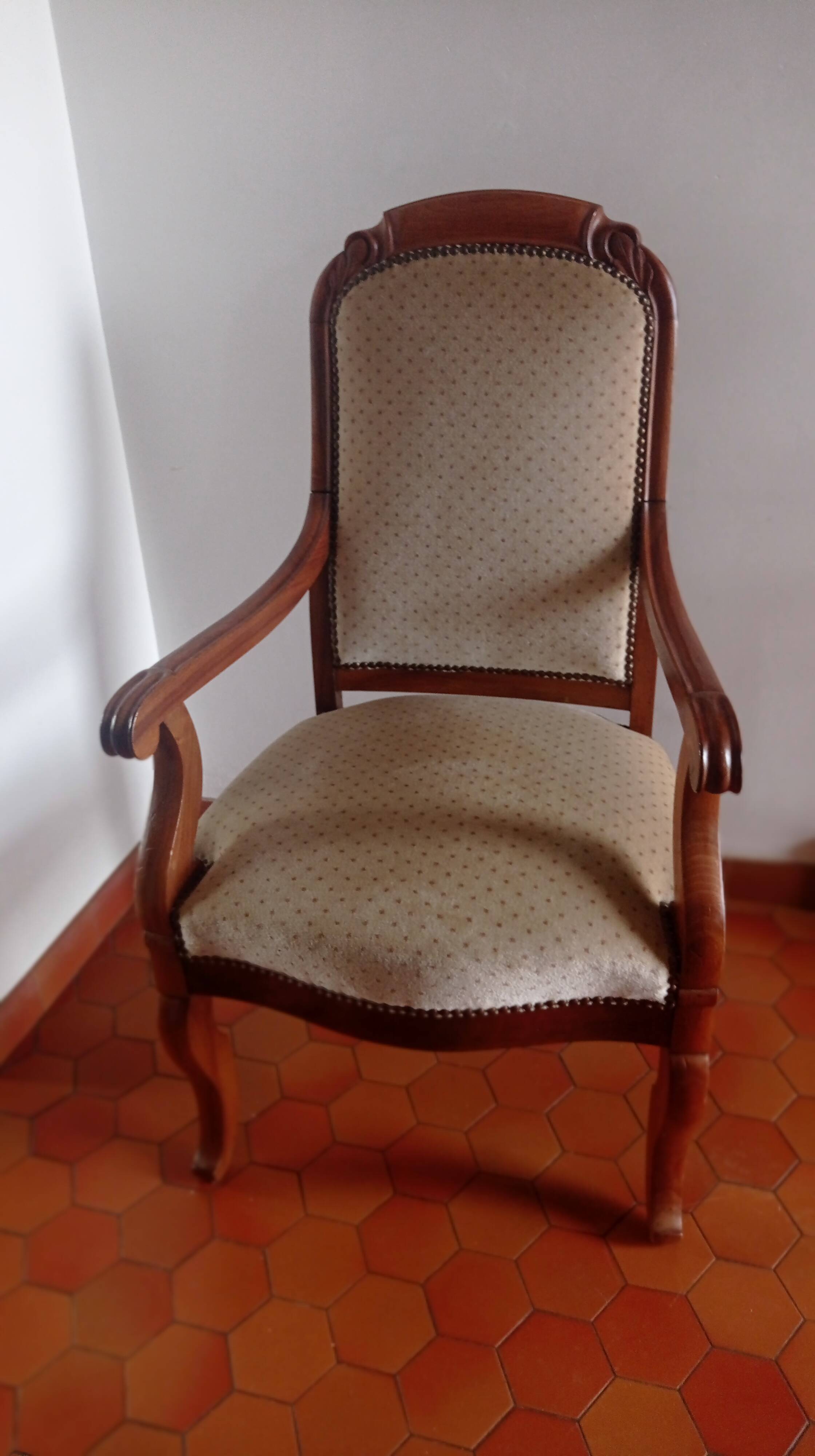 Restoration period armchair