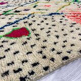 Handcrafted Moroccan Berber carpet 184 x 160 CM