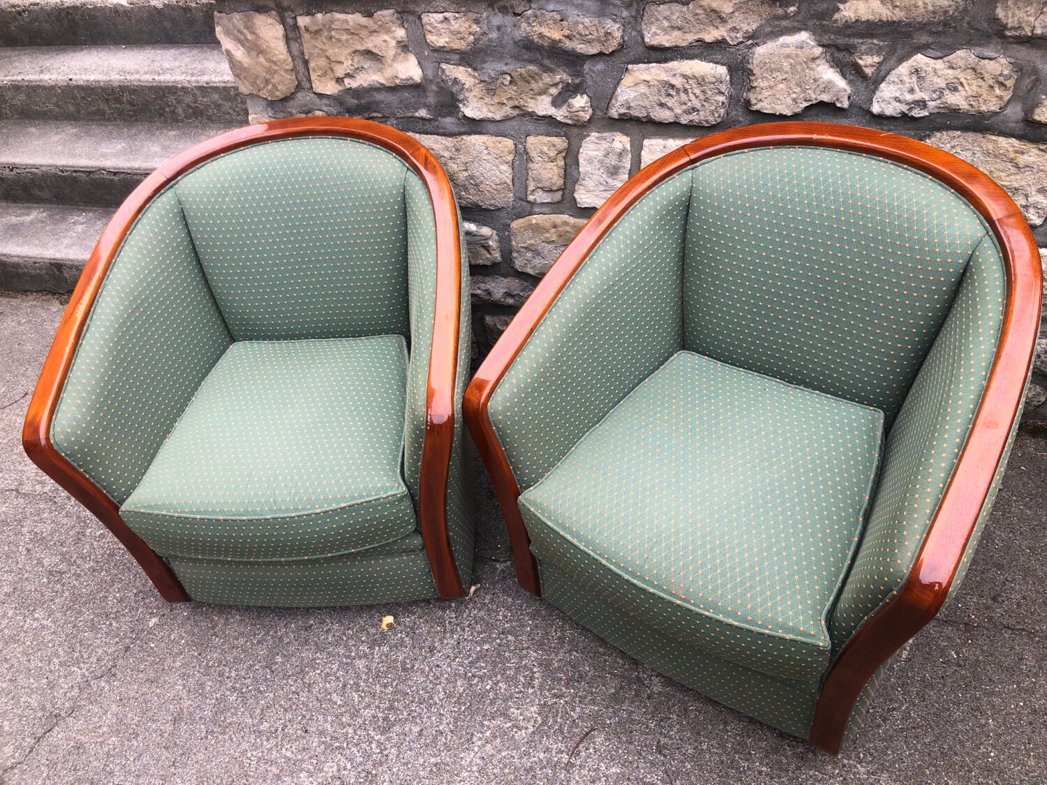 Pair of vintage armchairs