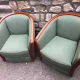 Pair of vintage armchairs