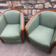 Paire de fauteuils vintage