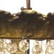 Lustre plafonnier de style Louis XV en bronze XX siècle