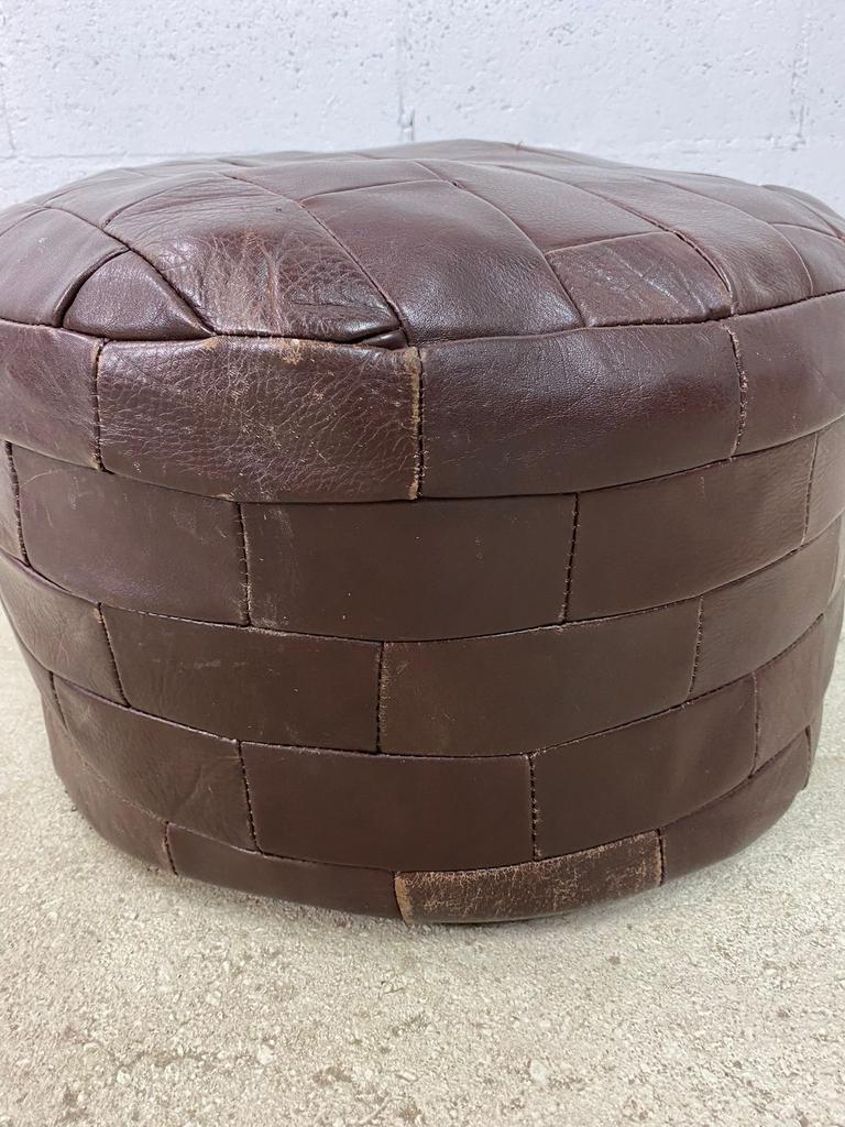VINTAGE PATCHWORK OTTOMAN / FOOTREST