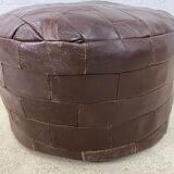 VINTAGE PATCHWORK OTTOMAN / FOOTREST