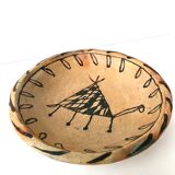 Plat ancien en poterie Kabyle