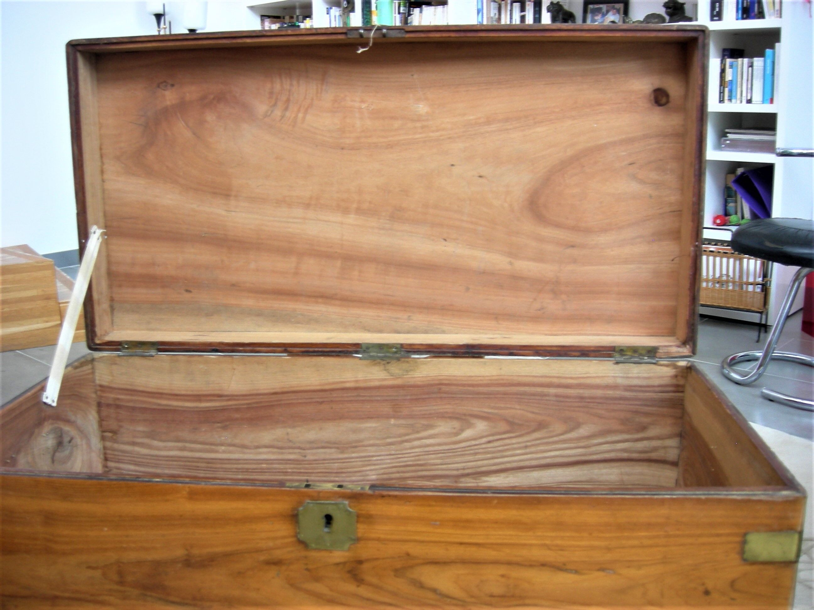 Navy officer's trunk in camphrier