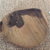 Wooden butter dish and knife