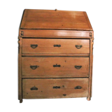 Writing desk in solid pine