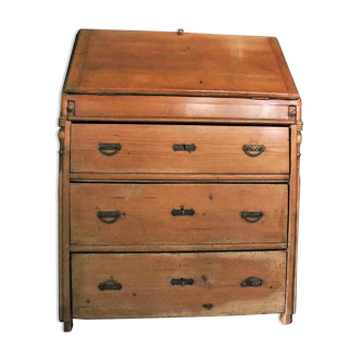 Writing desk in solid pine