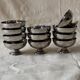 Vintage stainless steel cups