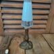 Art deco lamp living room bronze tulip glass diamond tip ch 1122215