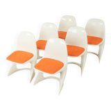 Casalino chairs by Alexander Begge for Casala, 1970s, set of 6