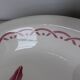 Vintage round hollow dish from Digoin Sarreguemines, Michel model 231109