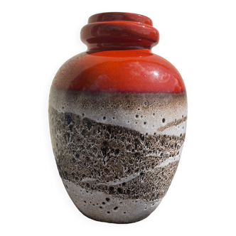 Vintage Fat Lava vase