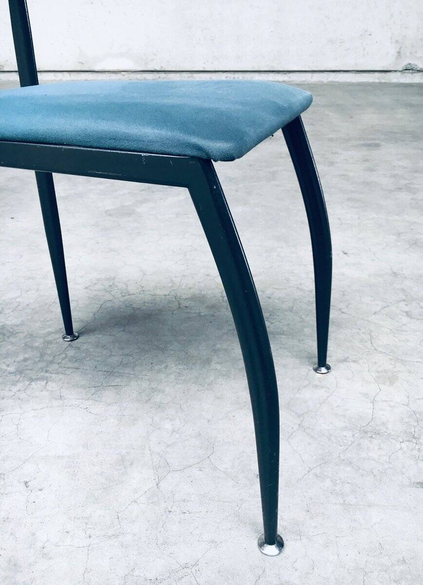 Postmodern Lolly Dining Chair Set from Fly Line, Italy, 1980s, Set of 9