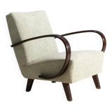 Pair of armchairs H-227, Jindřich Halabala, 1930s, Czechoslovakia