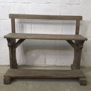 Old school desk from the early 20th century.
