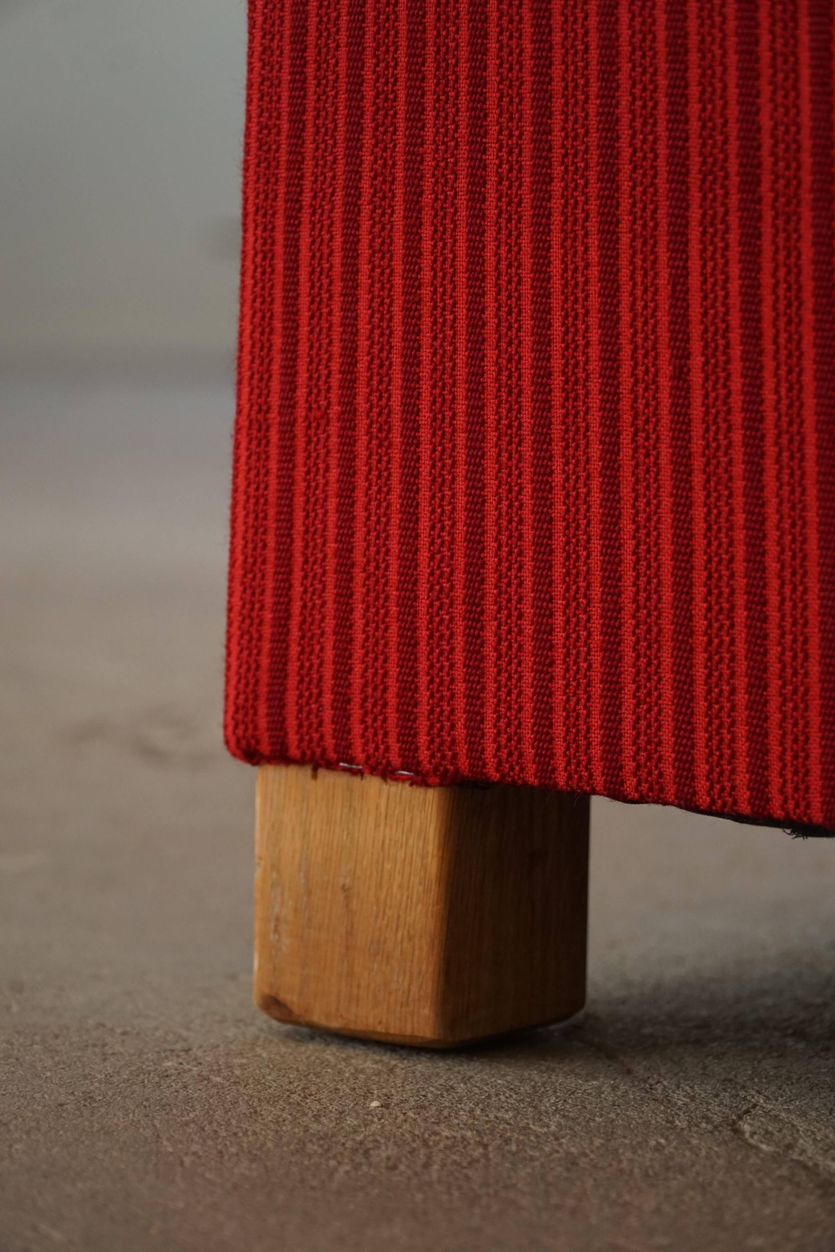 Art Deco three-seater canapé by a Danish cabinetmaker, Flemming Lassen style, 1940s.