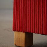 Art Deco three-seater canapé by a Danish cabinetmaker, Flemming Lassen style, 1940s.