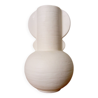 vase blanc design à double anses