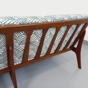 Scandinavian 3-seater sofa bench by Arne Wahl Iversen for Komfort in teak