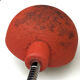 Lampe moderniste réflecteur orange