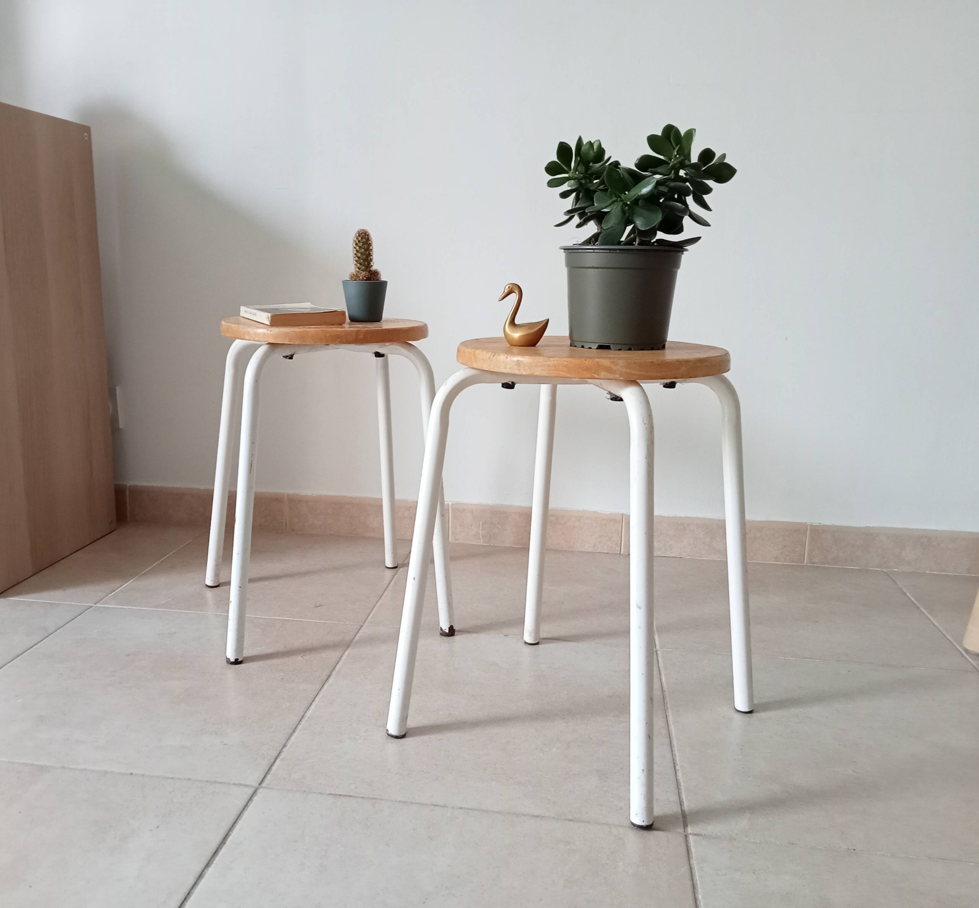 Pair of vintage stools