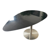 Black Asymmetric Teardrop Table