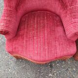 Paire de Fauteuils Crapaud Napolèon III