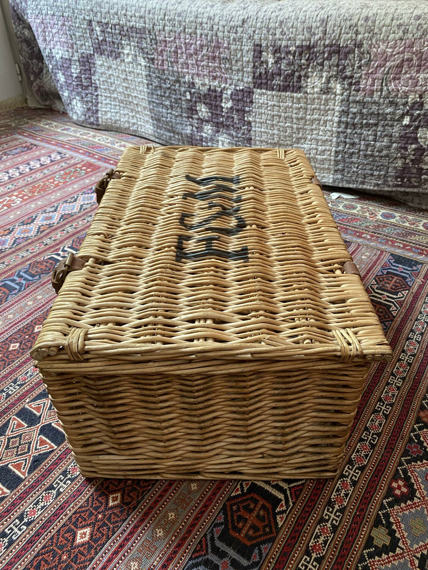 Wicker basket Fortnum & Mason