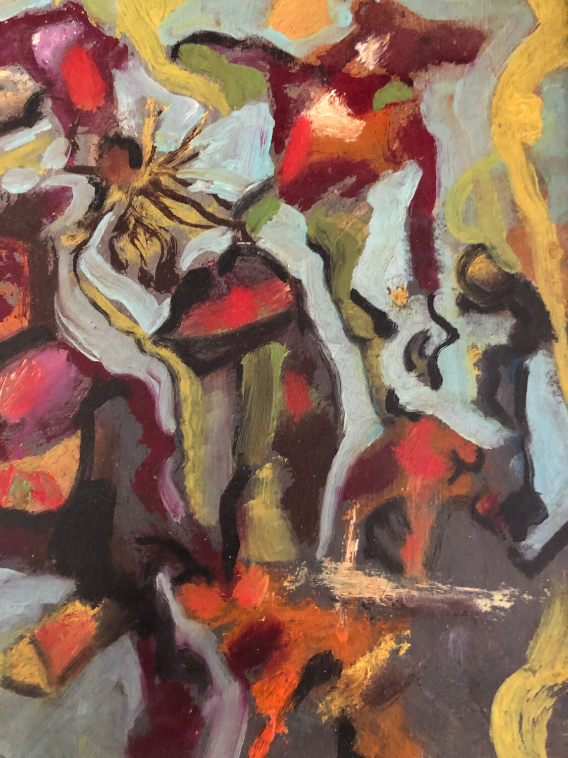 Pretty Tahitian gouache