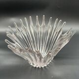 Élégant Centre de Table / coupe en Cristal - Forme de Corolle