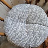 Paire de tabouret de bar en bambou 70's